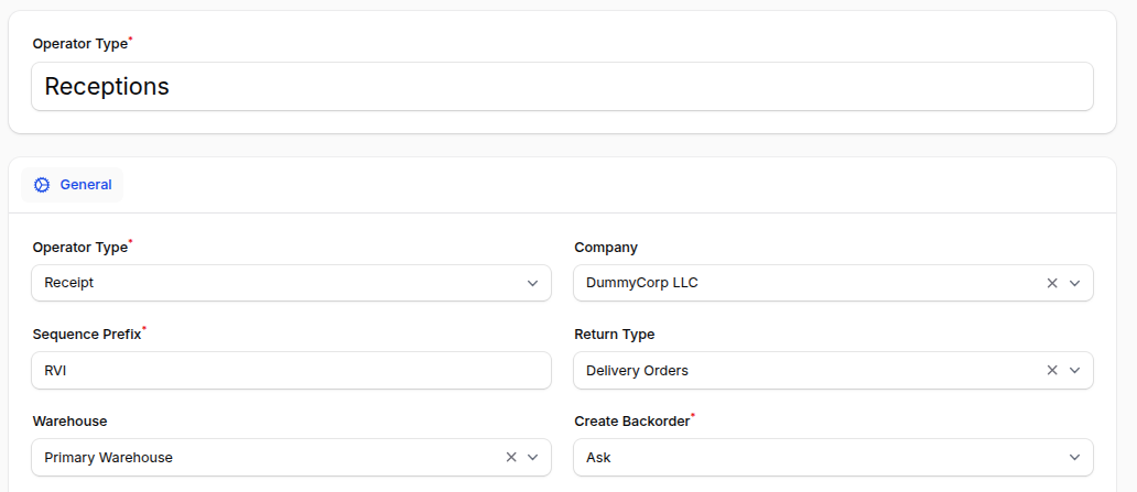 Create Operation Type