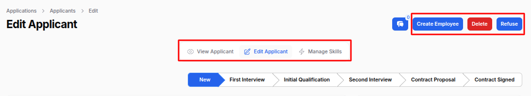 Create Applicant